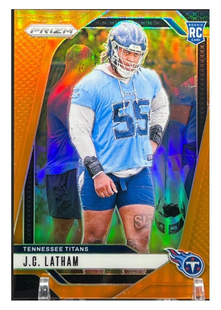 2024 Panini Prizm Base Set J.C. Latham #334 card