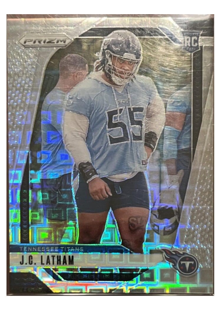2024 Panini Prizm Base Set J.C. Latham #334 card