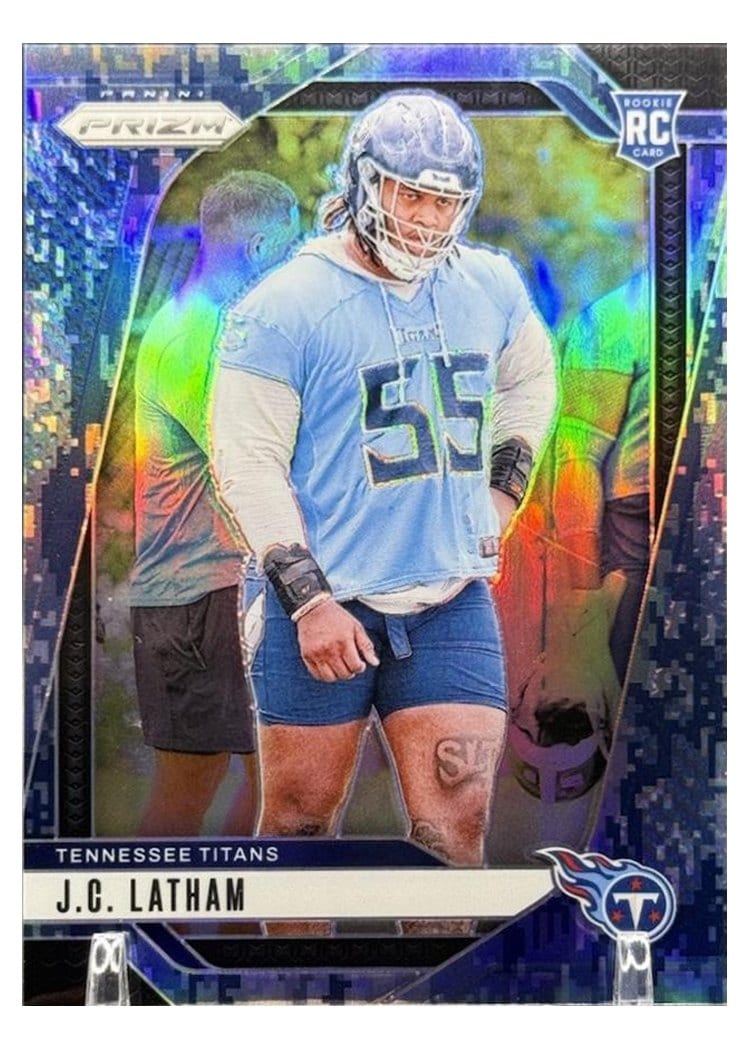 2024 Panini Prizm Base Set J.C. Latham #334 card