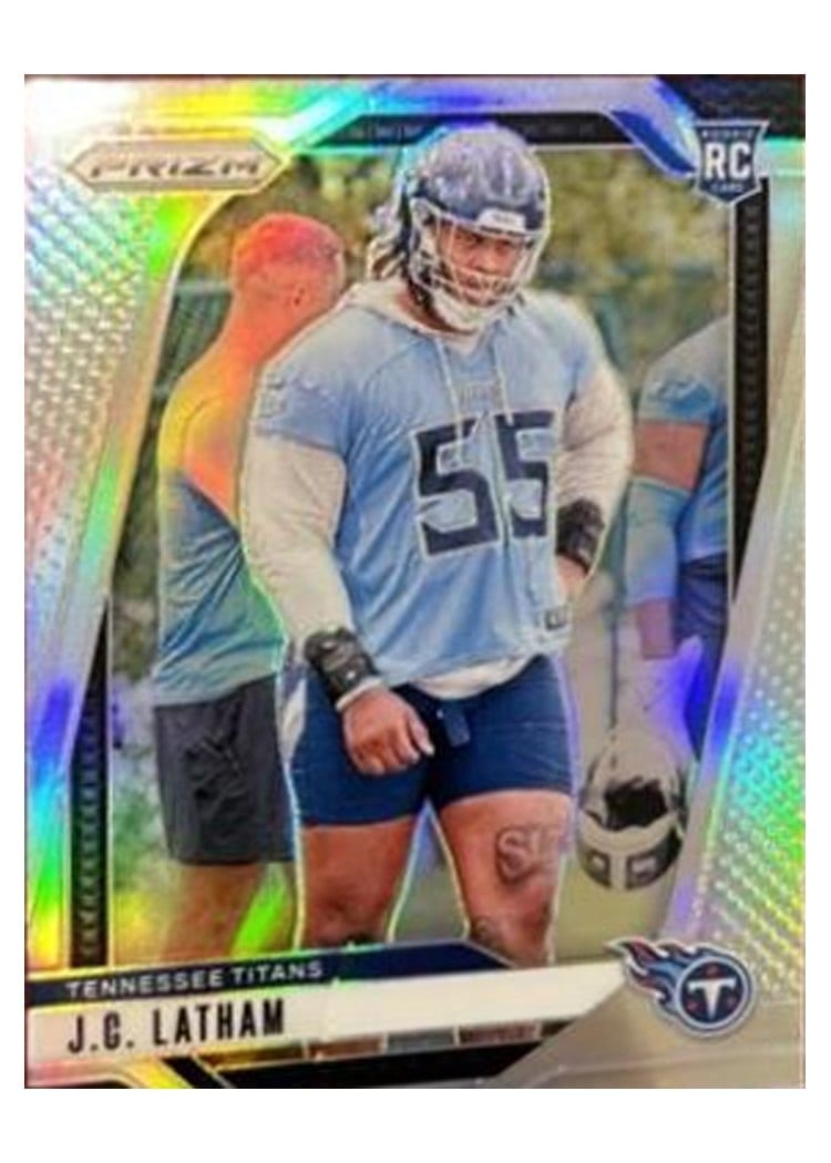 2024 Panini Prizm Base Set J.C. Latham #334 card