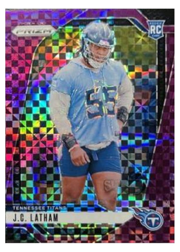 2024 Panini Prizm Base Set J.C. Latham #334 card