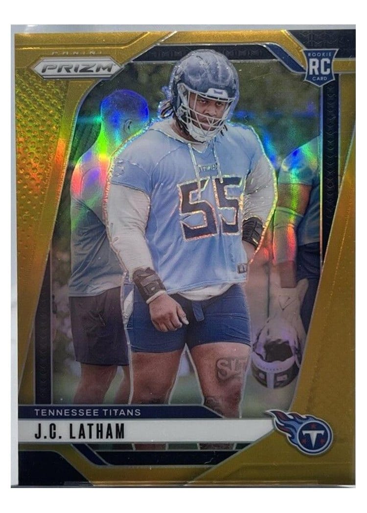 2024 Panini Prizm Base Set J.C. Latham #334 card
