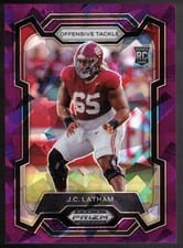 2024 Panini Prizm Draft Picks Base Set J.C. Latham #135 card