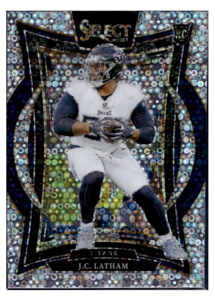 2024 Panini Select Base Set J.C. Latham Disco Prizm #11 card