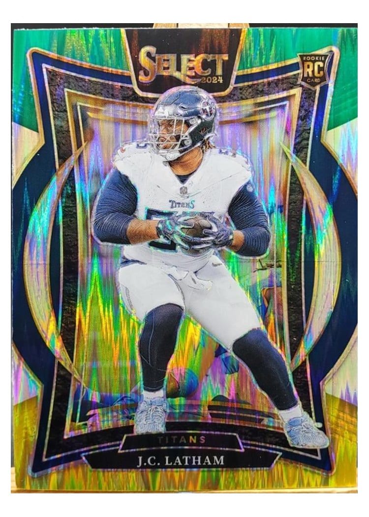 2024 Panini Select Base Set J.C. Latham #11 card