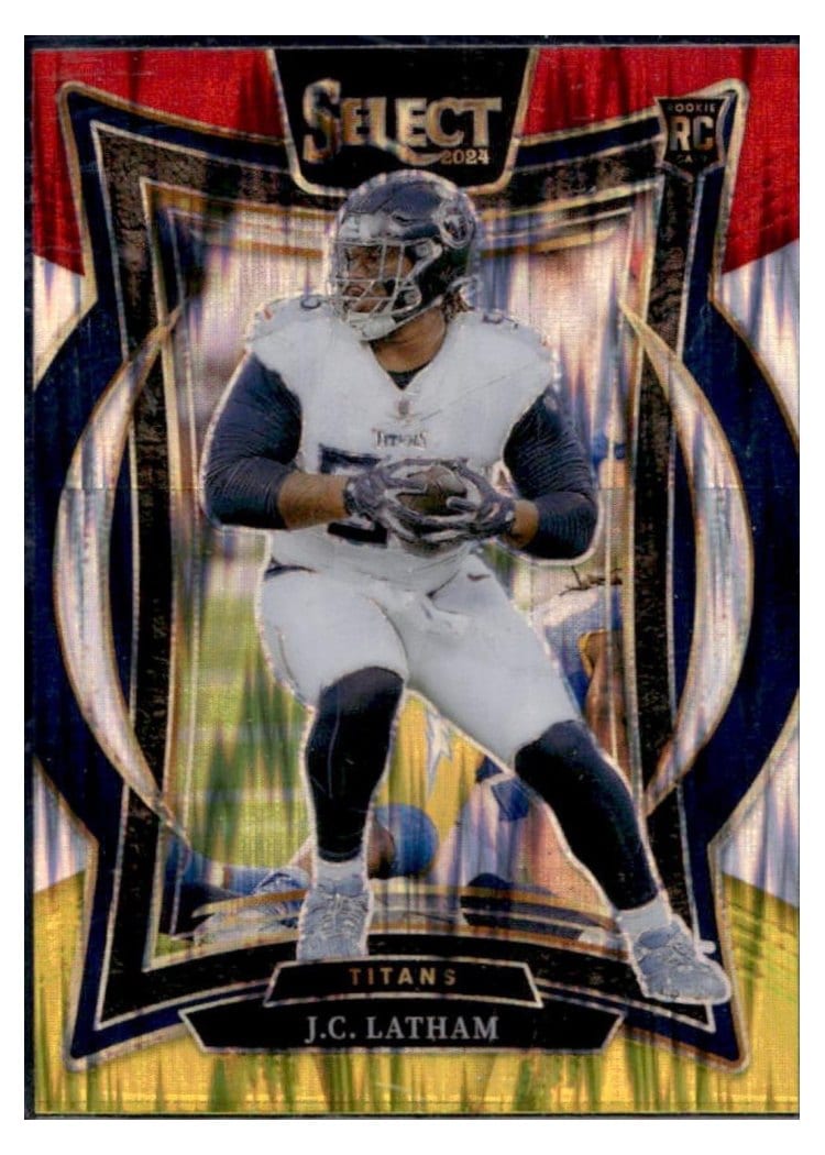2024 Panini Select Base Set J.C. Latham #11 card