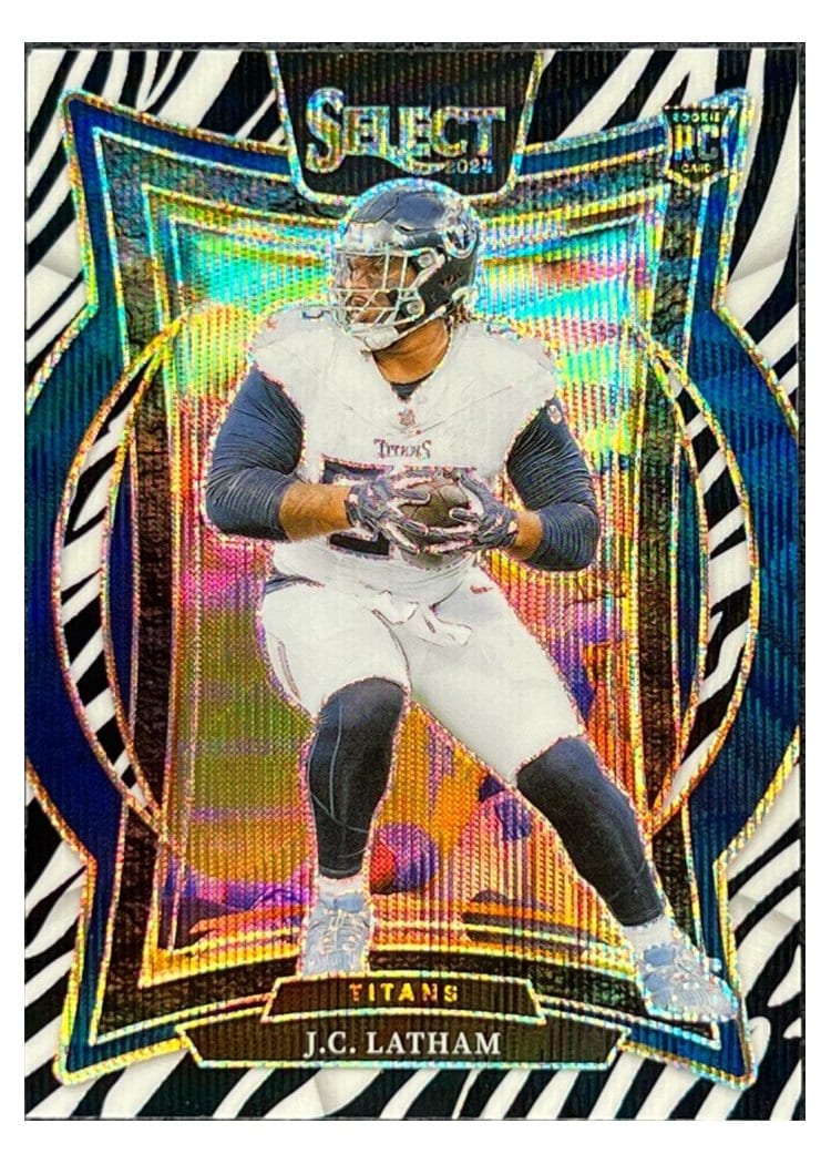 2024 Panini Select Base Set J.C. Latham #11 card
