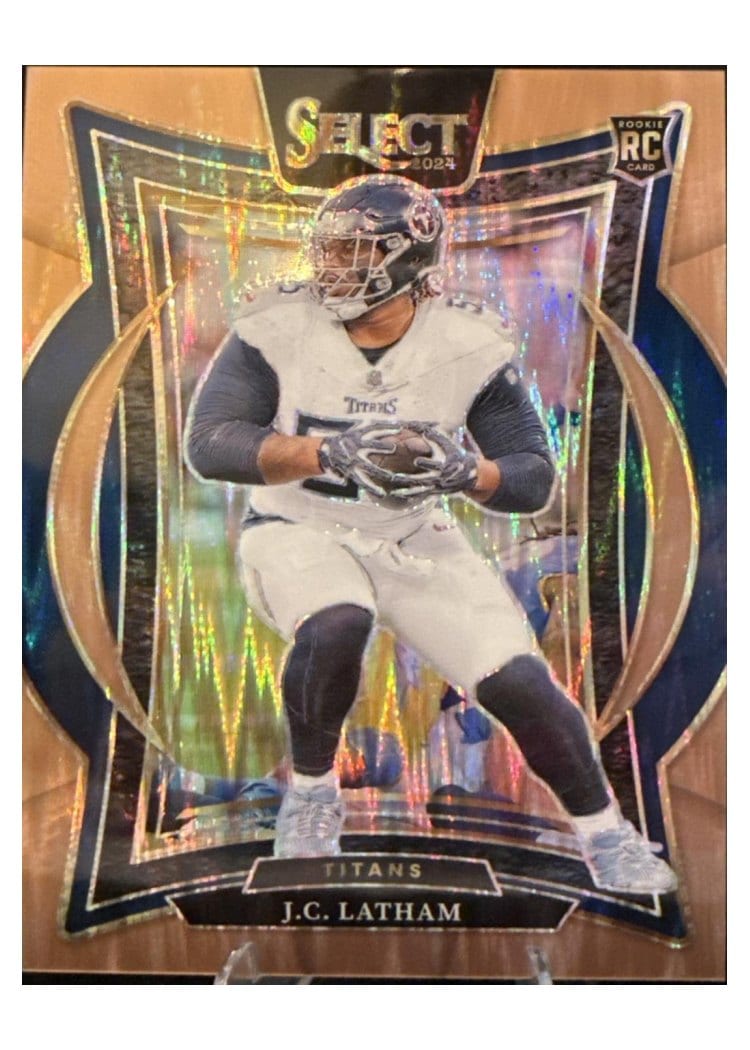 2024 Panini Select Base Set J.C. Latham #11 card