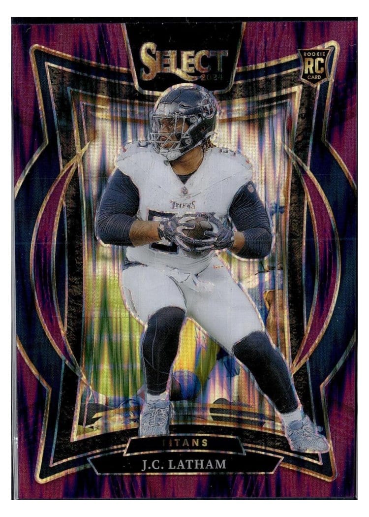 2024 Panini Select Base Set J.C. Latham #11 card