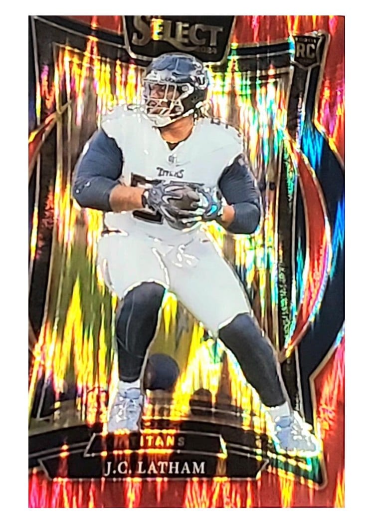 2024 Panini Select Base Set J.C. Latham #11 card