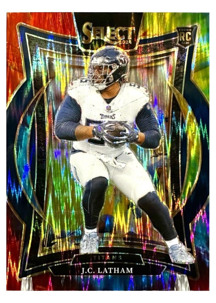 2024 Panini Select Base Set J.C. Latham #11 card