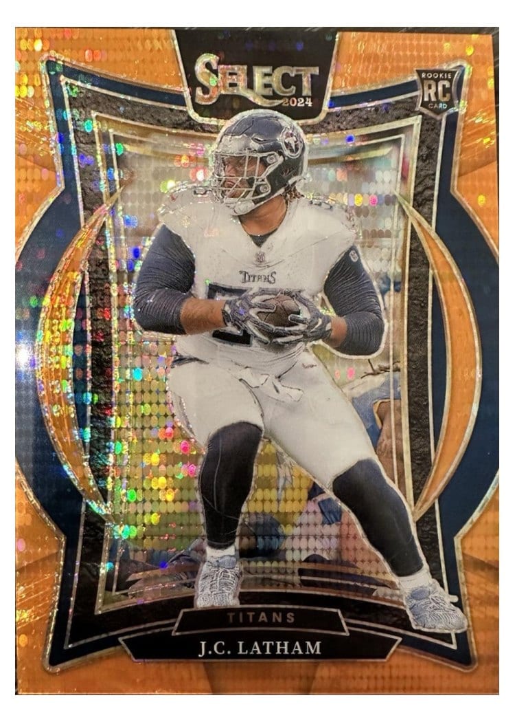 2024 Panini Select Base Set J.C. Latham #11 card