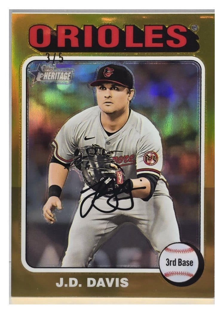 2024 Topps Heritage Base Set J.D. Davis #514 card