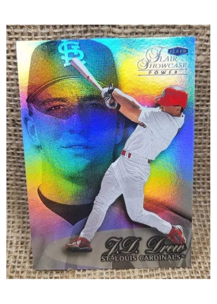 1999 Flair Showcase J.D. Drew #6 card