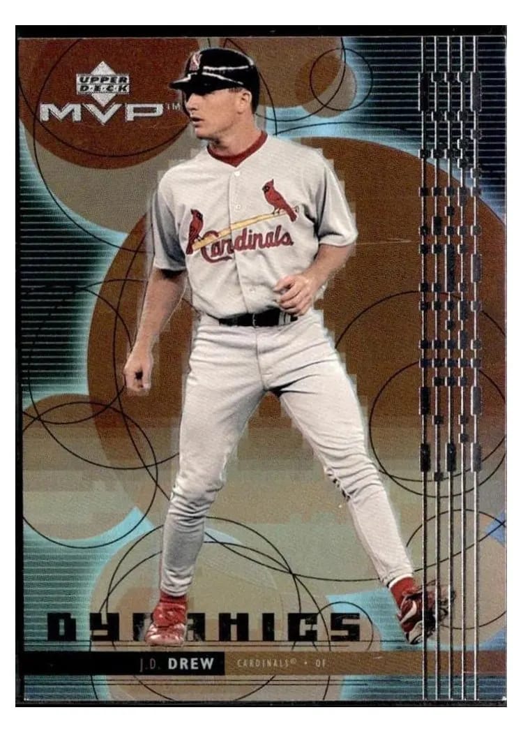 1999 Upper Deck MVP Dynamics J.D. Drew #D15 card