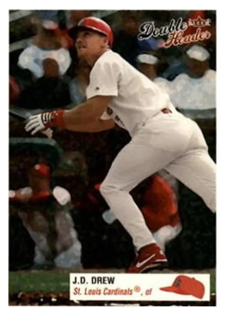 2003 Fleer Double Header J.D. Drew #84 card