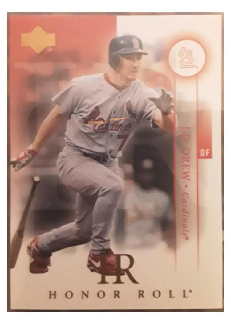 2003 Upper Deck Honor Roll J.D. Drew #103 card