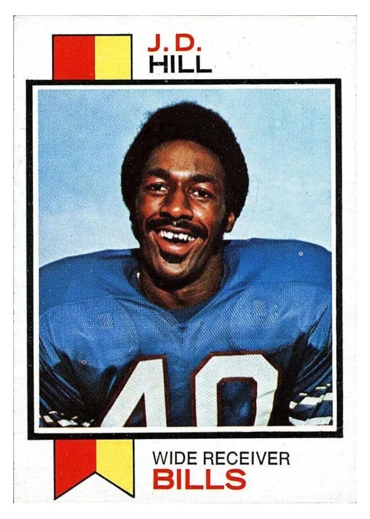 1973 Topps J.D. Hill #69 card