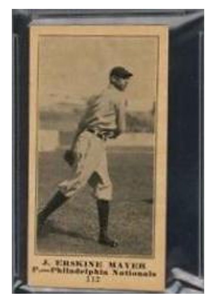 1916 Famous & Barr Co J. Erskine Mayer #112 card