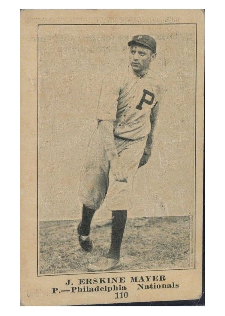 1917 Collins McCarthy J. Erskine Mayer #110 card