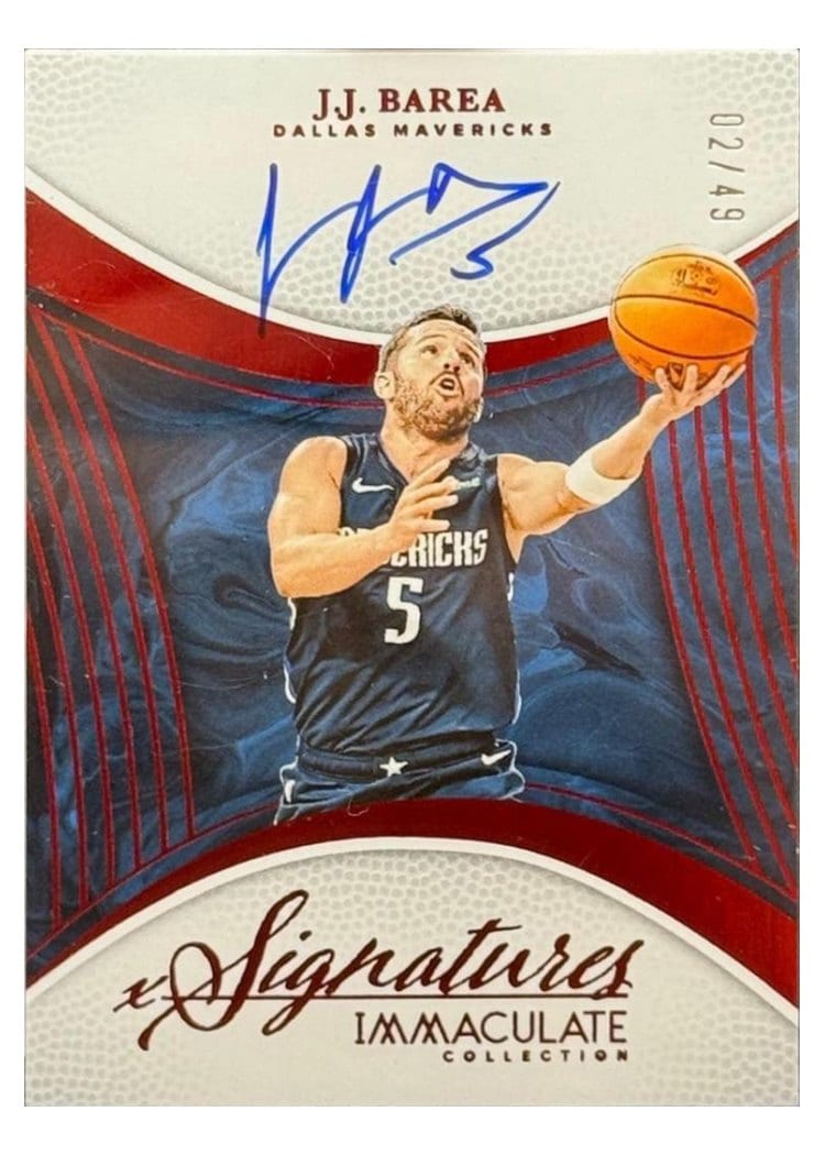 2024 Panini Immaculate Signature J.J. Barea #9 card