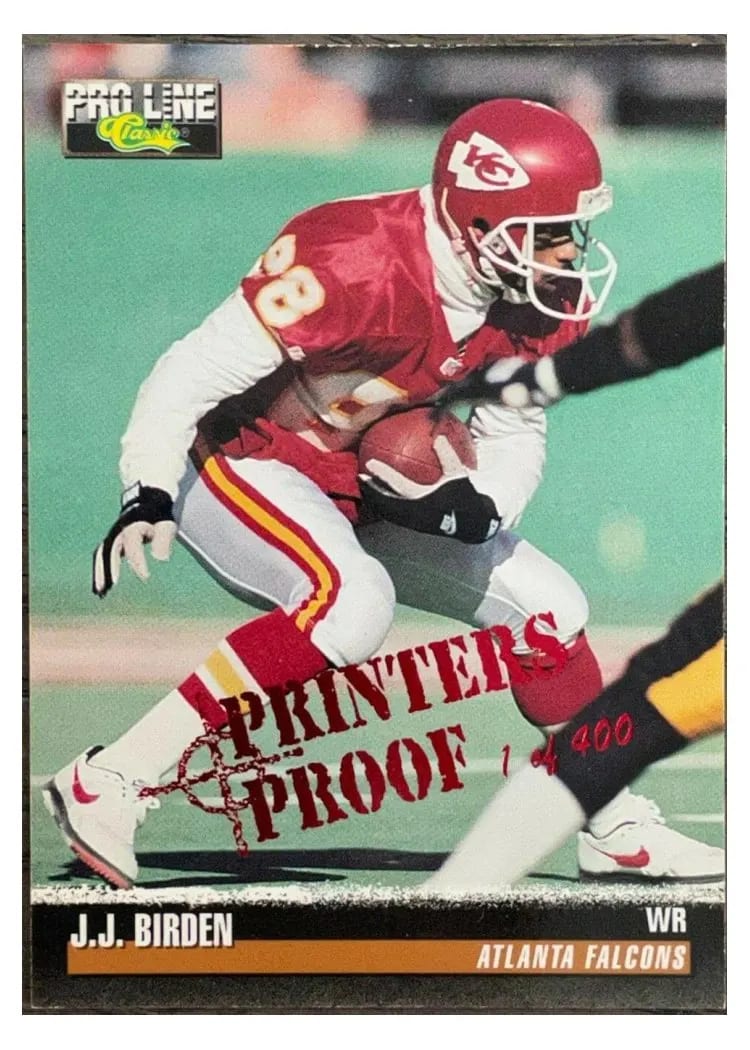 1995 Pro Line J.J. Birden #7 card