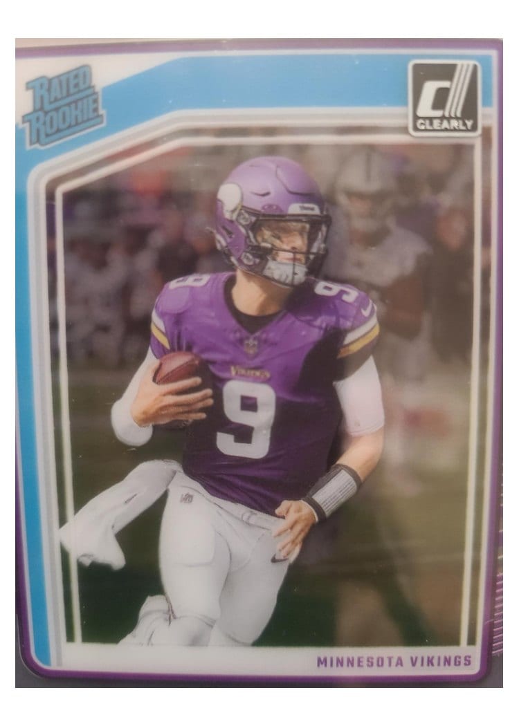 2024 Clearly Donruss Base Set J.J. McCarthy #61 card