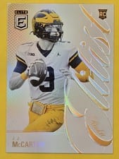 2024 Donruss Elite Rookie Elitist J.J. McCarthy #10 card