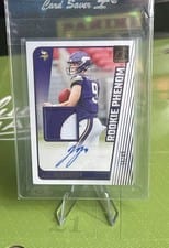 2024 Donruss Rookie Phenom Jersey Autographs J.J. McCarthy #RJA-JJM card