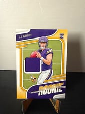 2024 Panini Absolute Absolute Rookie Materials J.J. McCarthy #ARm-JMY