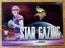 2024 Panini Absolute Star Gazing J.J. McCarthy #SG-JMY card