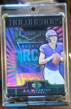 2024 Panini Illusions HoloHeroes Rookies J.J. McCarthy #8 card