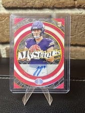 2024 Panini Illusions Mystique Autographs J.J. McCarthy #8 card