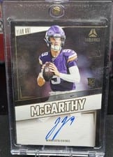 2024 Panini Luminance Year One Signatures RPS J.J. McCarthy #YOS-JMY card