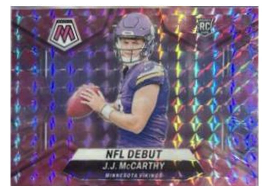 2024 Panini Mosaic J.J. McCarthy #275 card