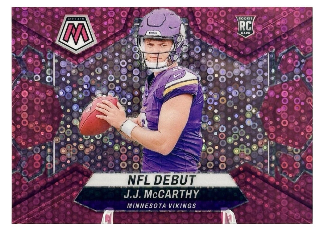 2024 Panini Mosaic J.J. McCarthy #275 card