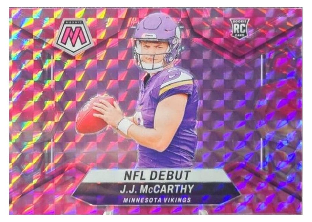 2024 Panini Mosaic J.J. McCarthy #275 card
