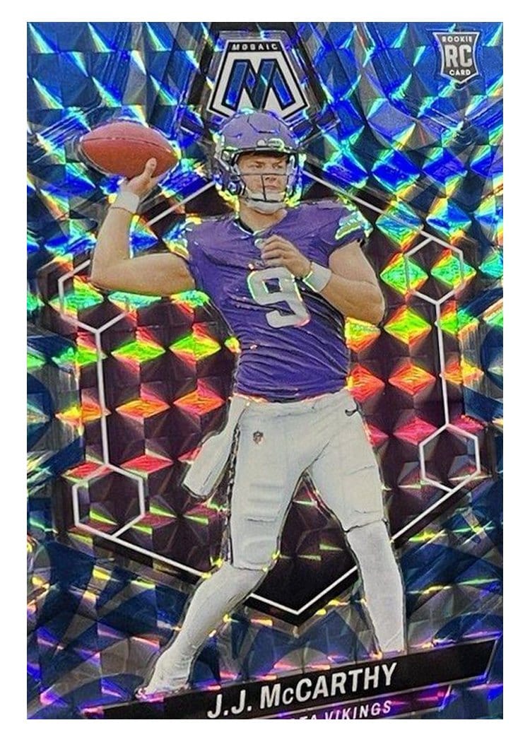 2024 Panini Mosaic Base Set J.J. McCarthy #310 card