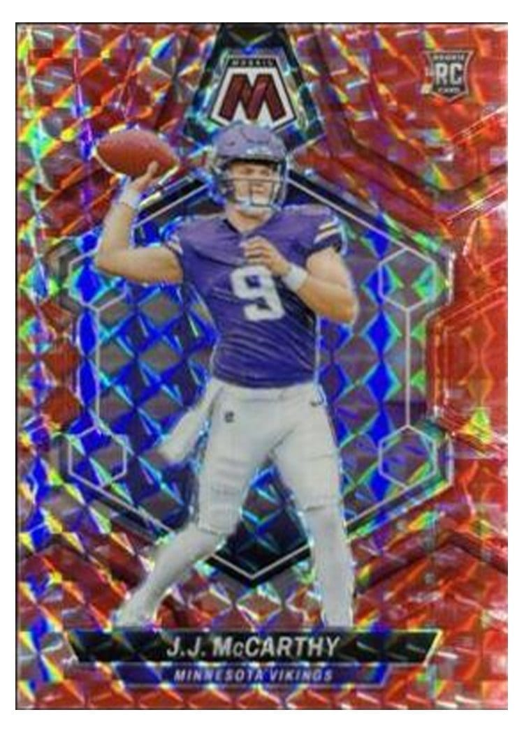 2024 Panini Mosaic Base Set J.J. McCarthy #310 card