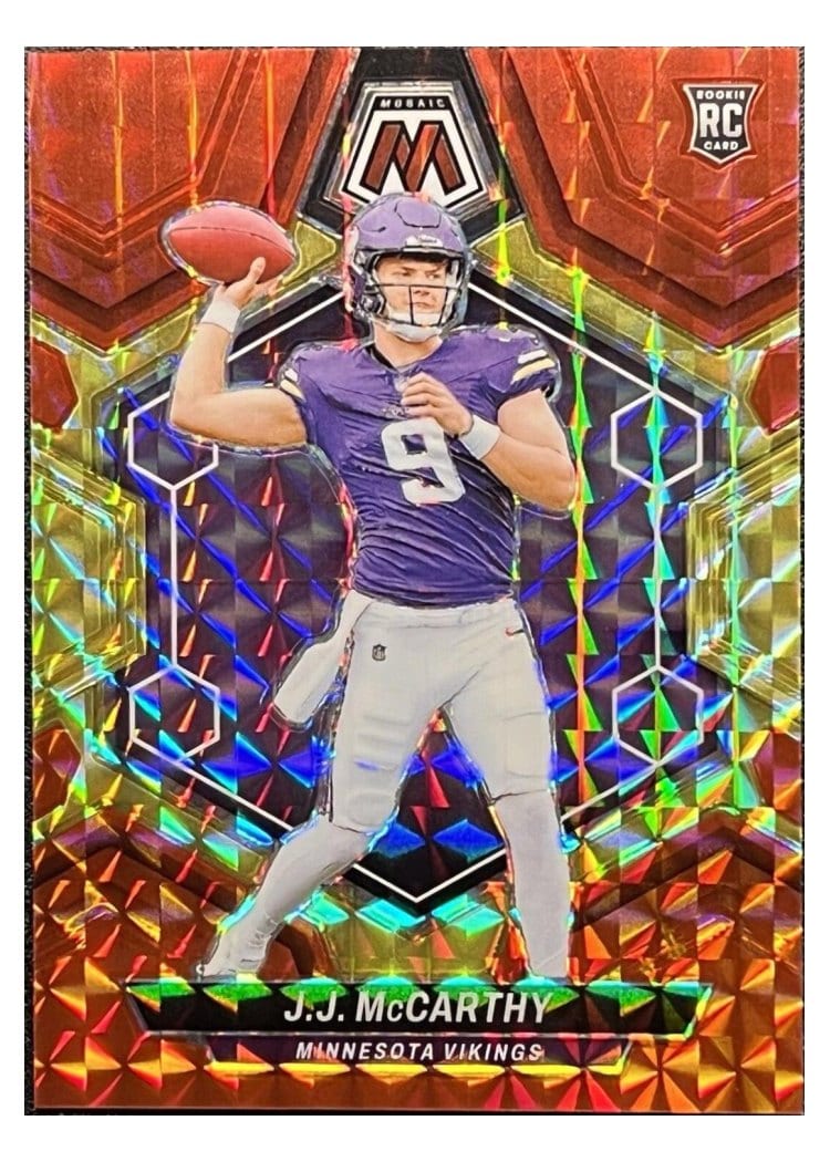 2024 Panini Mosaic Base Set J.J. McCarthy #310 card