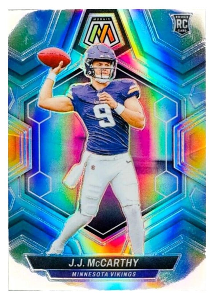 2024 Panini Mosaic Base Set J.J. McCarthy #310 card