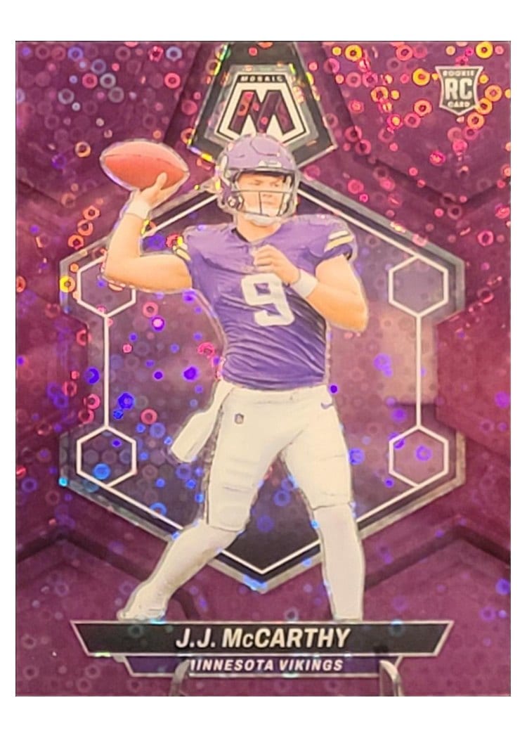 2024 Panini Mosaic Base Set J.J. McCarthy #310 card