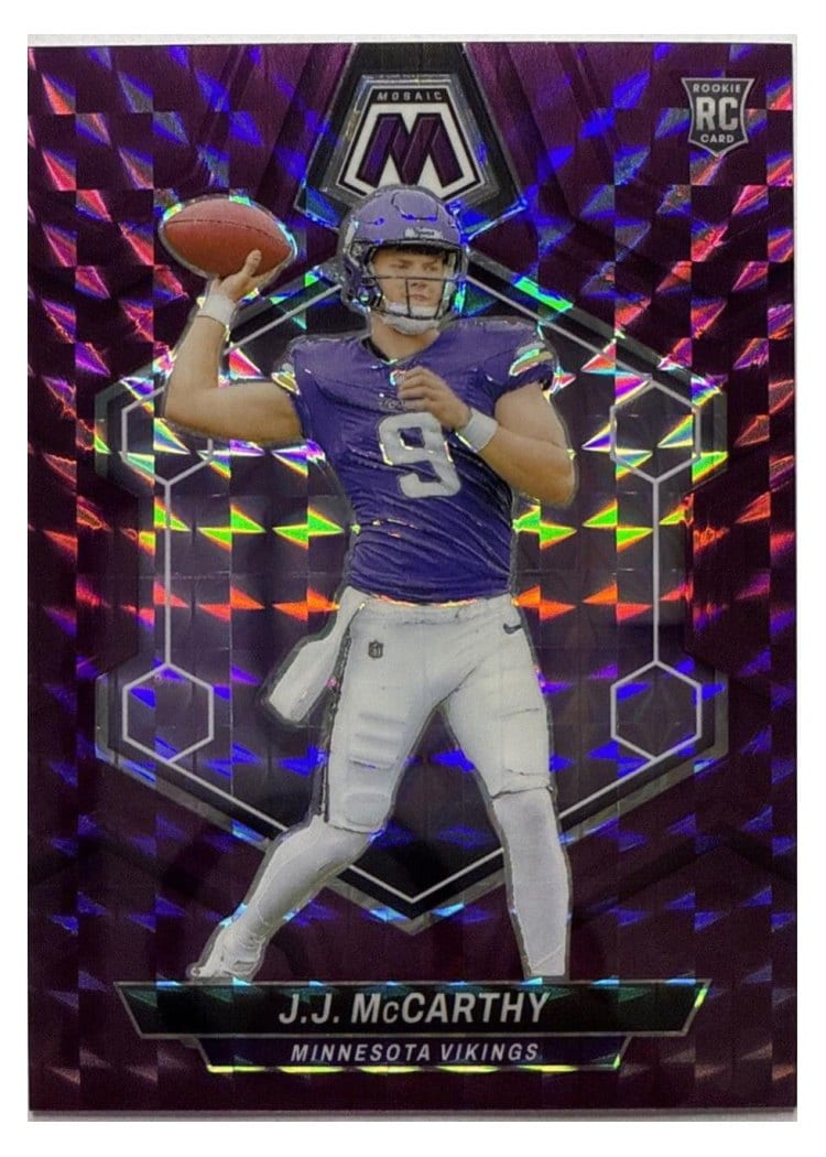 2024 Panini Mosaic Base Set J.J. McCarthy #310 card
