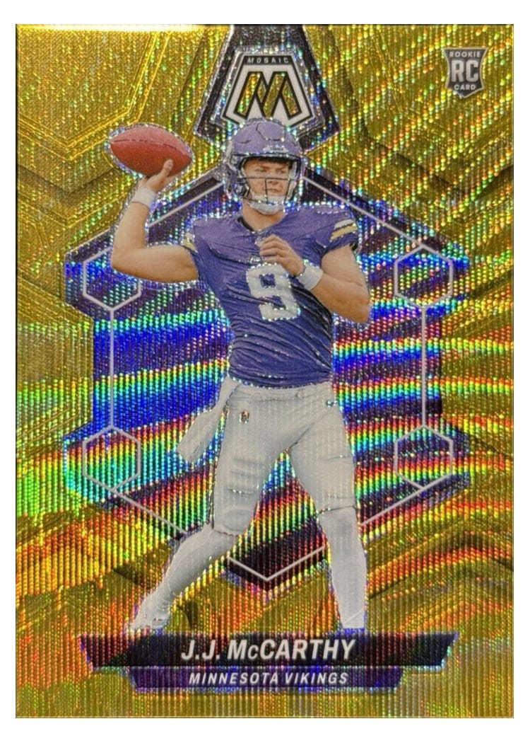 2024 Panini Mosaic Base Set J.J. McCarthy #310 card