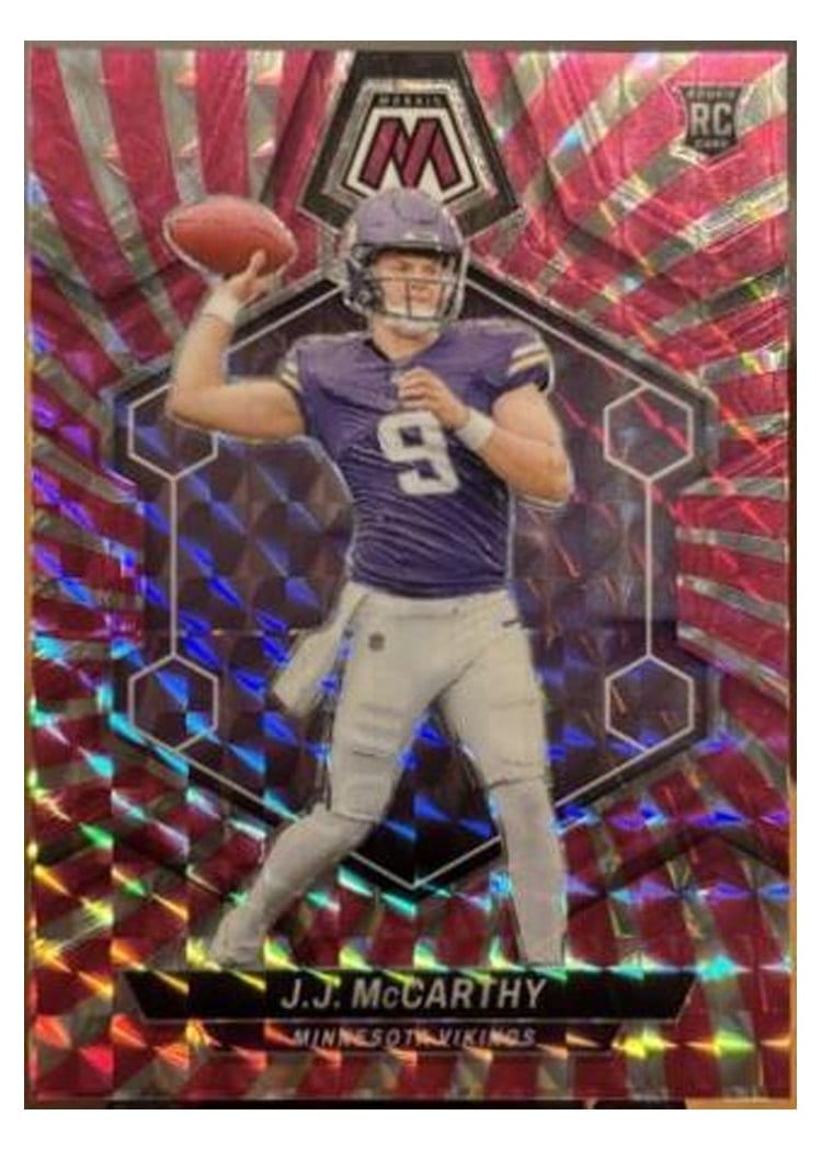 2024 Panini Mosaic Base Set J.J. McCarthy #310 card