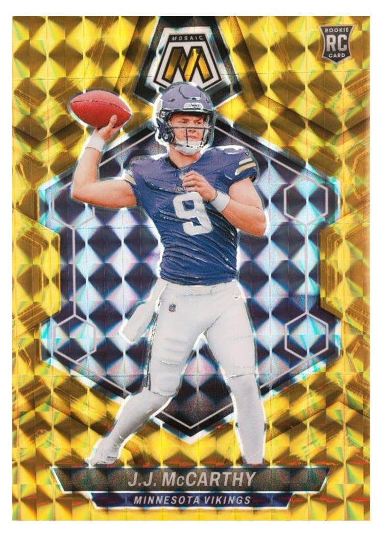 2024 Panini Mosaic Base Set J.J. McCarthy #310 card