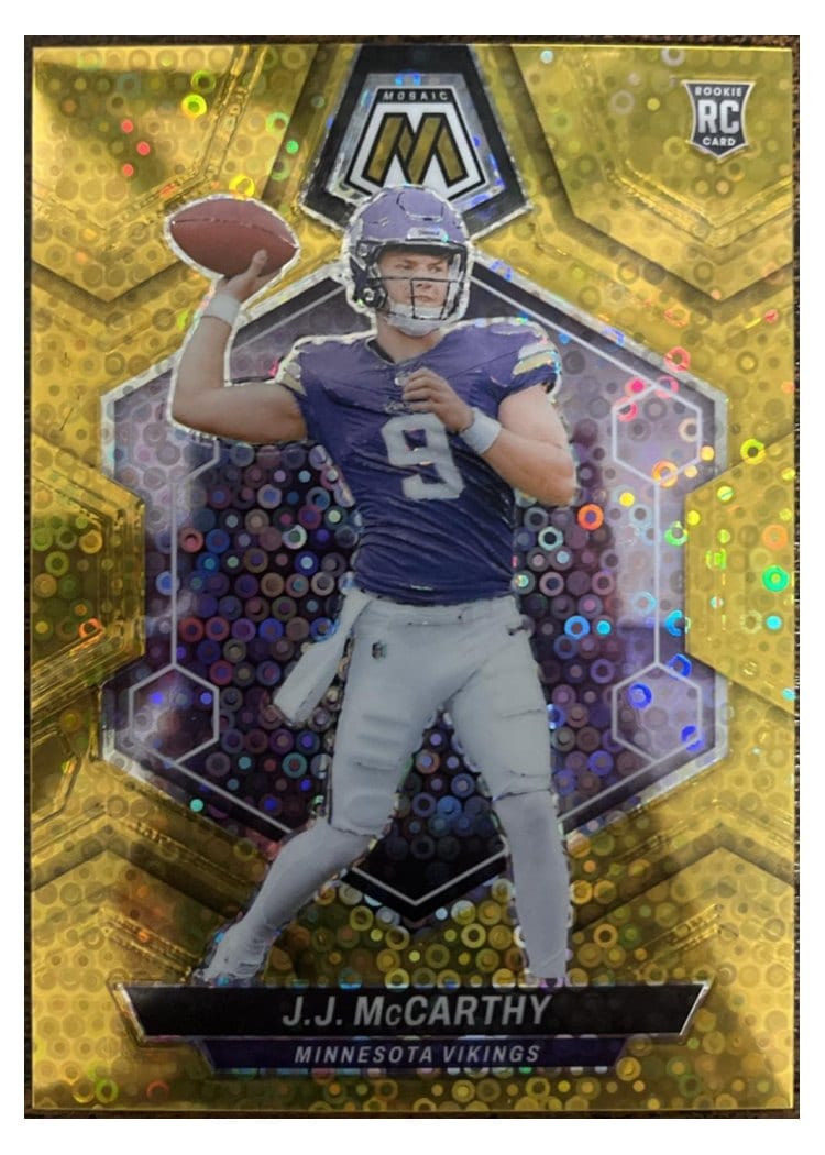 2024 Panini Mosaic Base Set J.J. McCarthy #310 card