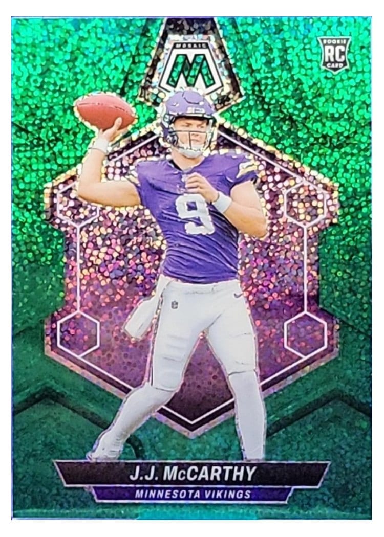 2024 Panini Mosaic Base Set J.J. McCarthy #310 card