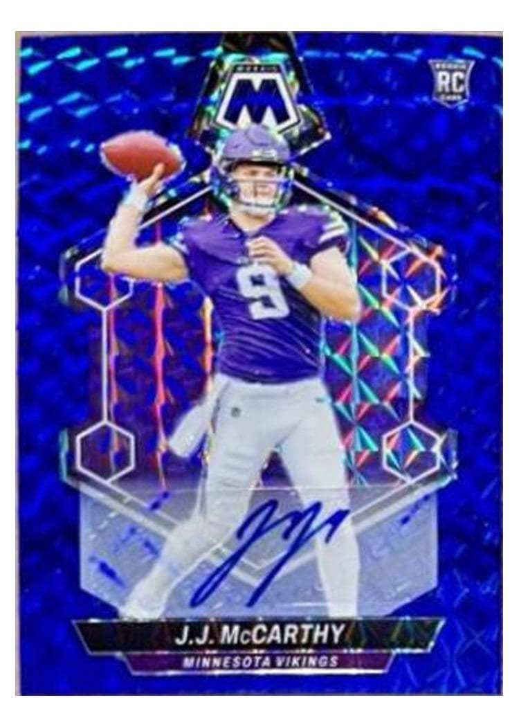 2024 Panini Mosaic Base Set J.J. McCarthy #310 card