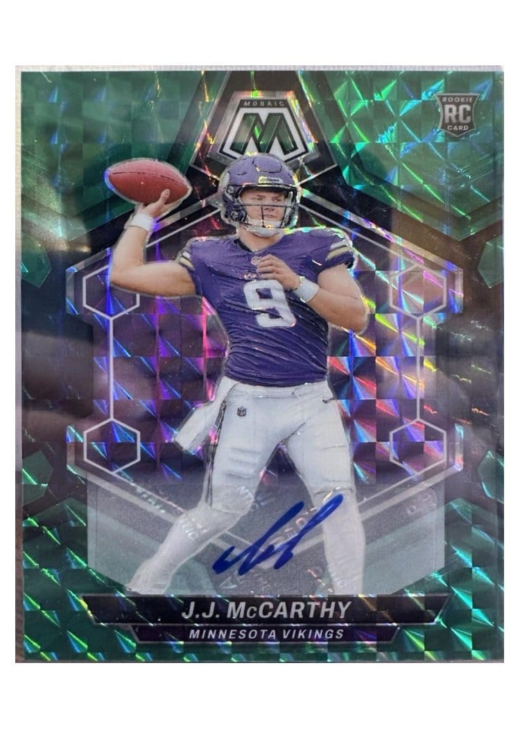 2024 Panini Mosaic Base Set J.J. McCarthy #310 card